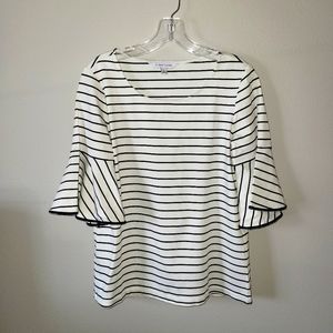 Striped 3/4th Sleeved Top